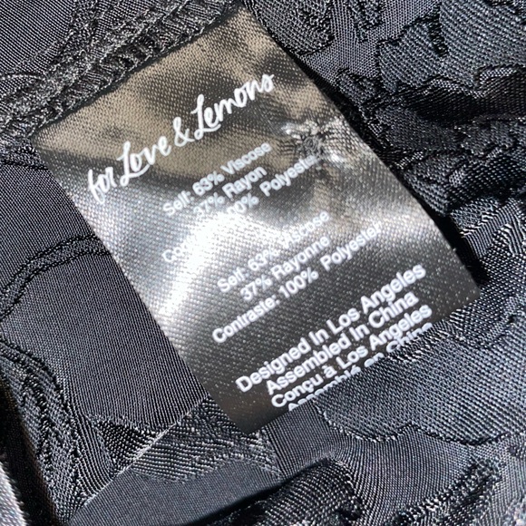 For Love & Lemons Yasmin Collared Floral Mini Dress - Picture 10 of 12